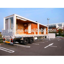 Lixeiras de transporte profissional para india / casa de contentores acabados / casa de contentores baratos